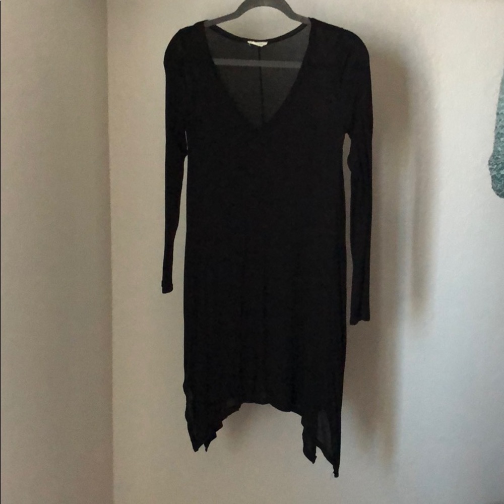 Black long sleeve dress